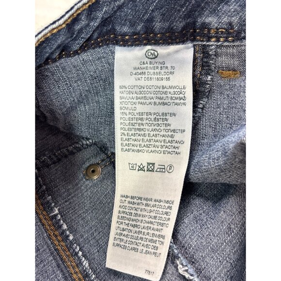 Clockhouse Skinny Leg Blue Denim Jeans Size EUR 40 US 10 Medium Wash - Picture 6 of 6